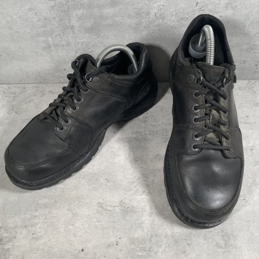 Harley Davidson Low Top Boots Mens Sz 8.5 Womens 10 Riding Black‎ Leather Shoes